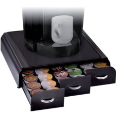 ORGANIZZATORE CIALDE PER MACCHINA DA CAFFE IN PLASTICA CON 3 CASSETTI COLORE NERO - 2230060011 ORGANIZZATORE CIALDE PER MACCHINA DA CAFFE IN PLASTICA CON 3 CASSETTI COLORE NERO - 2230060011