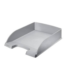 VASCHETTA PORTACORRISPONDENZA LEITZ PLUS STANDARD IN POLISTIROLO A4 GRIGIO METALLIZZATO - 52270084