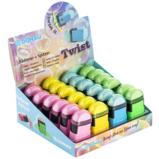 ESPOSITORE 24 GOMME TEMPERAMATITE A 1 FORO 2 IN 1 DONAU IN COLORI ASSORTITI - 330371924 ESPOSITORE 24 GOMME TEMPERAMATITE A 1 FORO 2 IN 1 DONAU IN COLORI ASSORTITI - 330371924