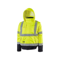 GIUBBOTTO BOMBER ALTA VISIBILITà CRAFTY YELLOW FLUO U-POWER TAGLIA L HL158YF-L