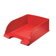 VASCHETTA PORTACORRISPONDENZA IMPILABILE LEITZ PLUS JUMBO IN POLISTIROLO A4 ROSSO 52330025