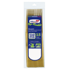 COLTELLI DOPLA REUSABLE COMPACT IN PS ORO 180 MM - CONFEZIONE 15 PEZZI - CODICE 03982 COLTELLI DOPLA REUSABLE COMPACT IN PS ORO 180 MM - CONFEZIONE 15 PEZZI - CODICE 03982