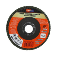 DISCO ABRASIVO A LAMELLE EMI 125X22 MM GRANA P120 DISCO ABRASIVO A LAMELLE EMI 125X22 MM GRANA P120