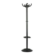 APPENDIABITI DA TERRA UNISIT JOLLY CON PORTAOMBRELLI H. 176 CM - 8 GANCI NERO - APUJOLN