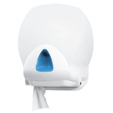 DISTRIBUTORE MINI DI CARTA IGIENICA JUMBO HYLAB IN ABS CON CAPACITA MASSIMA Ø 20 CM BIANCO CON VETRINO BLU IN-TO2/WS DISTRIBUTORE MINI DI CARTA IGIENICA JUMBO HYLAB IN ABS CON CAPACITA MASSIMA Ø 20 CM BIANCO CON VETRINO BLU IN-TO2/WS