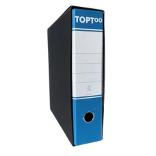 REGISTRATORE COMMERCIALE CON CUSTODIA TOPTOO DORSO 8 CM - 23X30 CM - AZZURRO FMCRTU8AZ