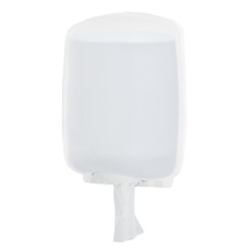 DISTRIBUTORE MAXI DI CARTA ASCIUGAMANI A SPIRALE HYLAB IN PPL CON CAPACITA MASSIMA ø 20,5 CM BIANCO