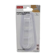 FERMAPORTA A CUNEO EMI 98X30X H.36 MM - SILICONE TRASPARENTE FERMAPORTA A CUNEO EMI 98X30X H.36 MM - SILICONE TRASPARENTE