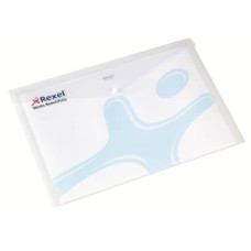 BUSTE TRASPARENTI CON BOTTONE REXEL ICE 32,3X45,8 CM A3 CONF. DA 5 - 16131WH