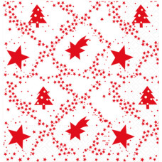 TOVAGLIOLI IN PURA CELLULOSA 3 VELI DOPLA RED XMAS 33X33 CM - CONF. 30 PZ - 18422 TOVAGLIOLI IN PURA CELLULOSA 3 VELI DOPLA RED XMAS 33X33 CM - CONF. 30 PZ - 18422
