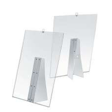 PORTA AVVISI DA BANCO/PARETE IN PVC FLESSIBILE ANTIURTO TRASPARENTE TECNOSTYL A3 - PAF-A3