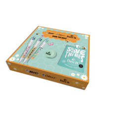 COFANETTO BIC SAVE THE BEES – 3 PENNE 4 COLOURS®   CREMA MANI E CORPO BEE IT COFANETTO BIC SAVE THE BEES – 3 PENNE 4 COLOURS®   CREMA MANI E CORPO BEE IT