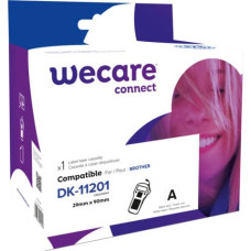 ROTOLO 400 ETICHETTE COMPATIBILI BROTHER 29 MM X 90 MM WECARE NERO/BIANCO - K80049W4 ROTOLO 400 ETICHETTE COMPATIBILI BROTHER 29 MM X 90 MM WECARE NERO/BIANCO - K80049W4