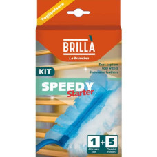CATTURAPOLVERE CON MANICO SPEEDY STARTER BRILLA 1 MANICO + 5 PIUMINI ATT02522A