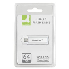 CHIAVETTA USB 3.0 FLASH DRIVE ARGENTO/NERO - 64 GB - KF16371