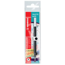 REFILL PER PENNA ROLLER A SCATTO PALETTE STABILO NERO CONF. 10 PEZZI - 268/046-01