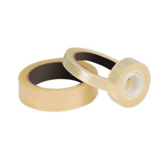 NASTRO ADESIVO TRASPARENTE Q-CONNECT IN PP 19 MM X 33 M - CONFEZIONE 8 ROTOLI - KF27013