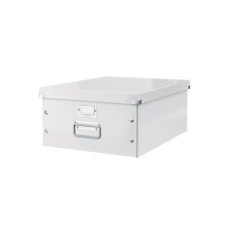 SCATOLA PER ARCHIVIAZIONE UNIVERSALE ''L'' LEITZ CLICK & STORE BIANCO METALLIZZATO 36,9X20X48,2 CM - 60450001