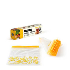 SACCHETTI RICHIUDIBILI PER ALIMENTI PERFETTO FRESCOFOOD - CONFEZIONE DA 20 PEZZI - MISURA S: 21X21,5 CM - 29161 SACCHETTI RICHIUDIBILI PER ALIMENTI PERFETTO FRESCOFOOD - CONFEZIONE DA 20 PEZZI - MISURA S: 21X21,5 CM - 29161