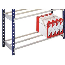 STAFFE AGGIUNTIVE PER SCAFFALATURA PAPERFLOW RANGECO 100X34 CM - GRIGIO - CONF. 2 PEZZI - K605132