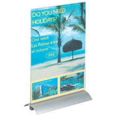 ESPOSITORE PORTASTAMPATI DA TAVOLO DURABLE PRESENTER A4 TRASPARENTE 858919 ESPOSITORE PORTASTAMPATI DA TAVOLO DURABLE PRESENTER A4 TRASPARENTE 858919