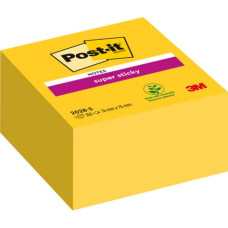 FOGLIETTI RIPOSIZIONABILI POST-IT® CUBO SUPER STICKY NOTES 76X76 MM GIALLO ORO 2028-S