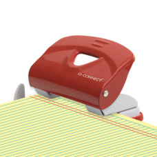 PERFORATORE A DUE FORI Q-CONNECT PER 20 FOGLI ROSSO KF14219 PERFORATORE A DUE FORI Q-CONNECT PER 20 FOGLI ROSSO KF14219