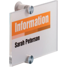 TARGA DURABLE CRYSTAL SIGN ACRILICO TRASPARENTE 148X105 MM 482119 TARGA DURABLE CRYSTAL SIGN ACRILICO TRASPARENTE 148X105 MM 482119