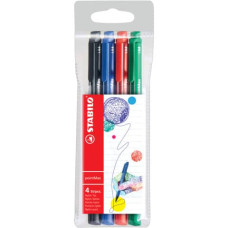 FINELINER STABILO POINTMAX 0.8 MM ASSORTITI CONF. 4 PEZZI - 488/4