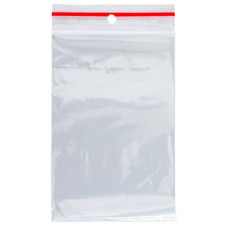 BUSTE TRASPARENTI CHIUSURA GRIP IN LDPE 50 μM Q-CONNECT IDONEE AL CONTATTO ALIMENTARE - CONFEZIONE 1000 PEZZI - DIMENSIONI 8X12 CM