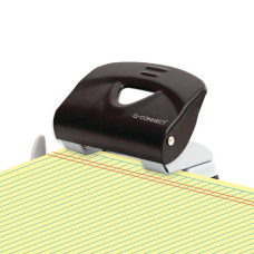 PERFORATORE A DUE FORI NERO Q-CONNECT PER 20 FOGLI - KF14217 PERFORATORE A DUE FORI NERO Q-CONNECT PER 20 FOGLI - KF14217