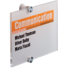 TARGA DURABLE CRYSTAL SIGN - ACRILICO TRASPARENTE 210X148 MM