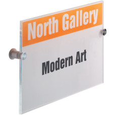 TARGA DURABLE CRYSTAL SIGN ACRILICO TRASPARENTE 210X297 MM 482519