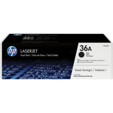 TONER 36A HP NERO  CONF. 2 - CB436AD