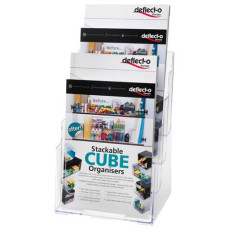 PORTASTAMPATI DA BANCO DEFLECTO A4 IN POLISTIRENE A 4 LIVELLI TRASPARENTE 77441 PORTASTAMPATI DA BANCO DEFLECTO A4 IN POLISTIRENE A 4 LIVELLI TRASPARENTE 77441