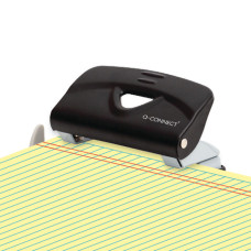 PERFORATORE A DUE FORI Q-CONNECT PER 10 FOGLI NERO KF14214 PERFORATORE A DUE FORI Q-CONNECT PER 10 FOGLI NERO KF14214