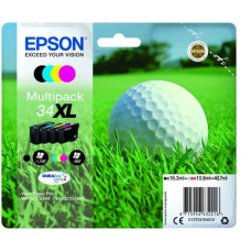 CARTUCCE INKJET ALTA CAPACITA PALLINA DA GOLF 34XL EPSON N+C+M+G MULTIPACK - C13T34764010