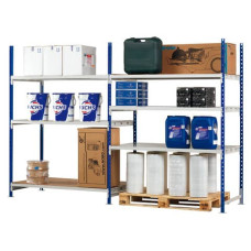 MODULO BASE SCAFFALATURA PAPERFLOW RANGECO+ REGOLABILE 100X80X200 CM BLU