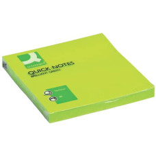 FOGLIETTI RIPOSIZIONABILI 70 G/M² VERDE NEON 76X76 MM 6 BLOCCHETTI DA 80 FF - KF10515