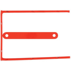 CLIP FERMAFOGLI ROSSO PASSO 8 CM CONF. 100 PEZZI - KF02281