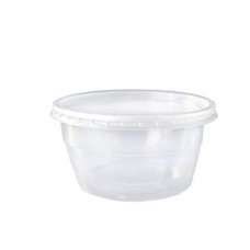 CONTENITORE TRASPARENTE IN POLIPROPILENE CONFEZIONE DA 50 PEZZI DOPLA PROFESSIONAL 750 ML 28087