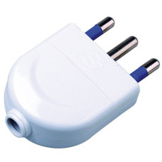 SPINA DI RETE VOLANTE BIANCA 2P+T MKC 16A - 492518394