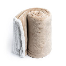 COPERTA IN FLEECE E SHERPA LIRIOPE BEIGE/BIANCO 1403013 COPERTA IN FLEECE E SHERPA LIRIOPE BEIGE/BIANCO 1403013