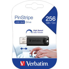 CHIAVETTA USB 3.0 PINSTRIPE VERBATIM 256GB 49320