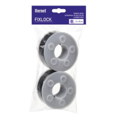 BOBINA IN NYLON DENTATO ULTRA RESISTENTE PER FASCETTATRICE FIXLOCK - CONF. 2 BOBINE ITERNET NERA - 0071