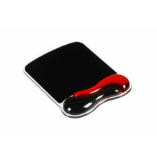 TAPPETINO PER MOUSE CON POGGIAPOLSI KENSINGTON DUO GEL WAVE NERO/ROSSO - 62402 TAPPETINO PER MOUSE CON POGGIAPOLSI KENSINGTON DUO GEL WAVE NERO/ROSSO - 62402