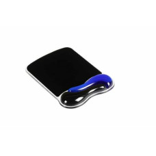 TAPPETINO PER MOUSE CON POGGIAPOLSI KENSINGTON DUO GEL WAVE NERO/BLU - 62401 TAPPETINO PER MOUSE CON POGGIAPOLSI KENSINGTON DUO GEL WAVE NERO/BLU - 62401
