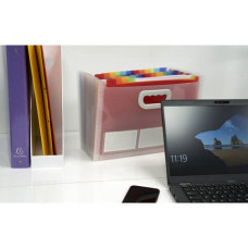 CLASSIFICATORE VALIGETTA CRYSTAL COLOURS CRISTALLO 24 SCOMPARTI 33X23,5X25CM CON MANIGLIA - 55198E CLASSIFICATORE VALIGETTA CRYSTAL COLOURS CRISTALLO 24 SCOMPARTI 33X23,5X25CM CON MANIGLIA - 55198E