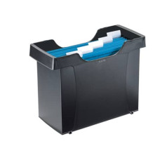 PORTACARTELLE SOSPESE LEITZ MINI FILE PLUS IN POLISTIROLO A4 NERO 19930395