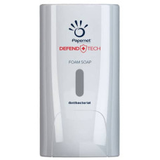 DISPENSER ANTIBATTERICO PER SAPONE IN SCHIUMA PAPERNET DEFEND TECH BIANCO 22 X 11,6 X 13,9 CM - CAPACITà 0,5 L DISPENSER ANTIBATTERICO PER SAPONE IN SCHIUMA PAPERNET DEFEND TECH BIANCO 22 X 11,6 X 13,9 CM - CAPACITà 0,5 L